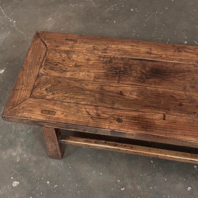 18th Century Country French Rustic Oak Coffee Table For Sale - Image 17 of 18