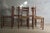 Antique French Country Dining Chairs Rush Seats, 1960s, Set of 5 For Sale - Image 6 of 11