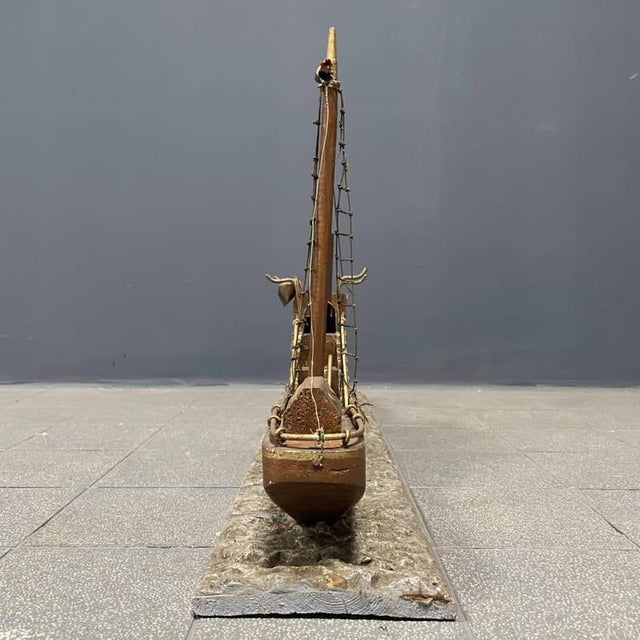 Large Folk Art Steam Ship, 1920s For Sale - Image 12 of 18