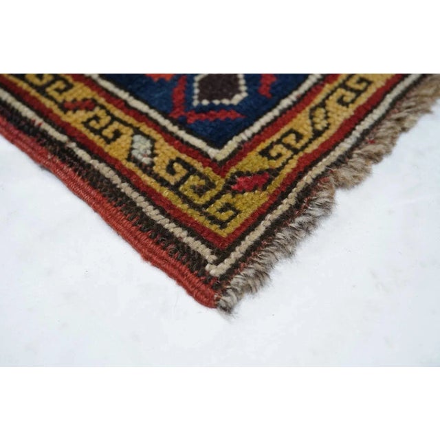 19th Century Antique Kurdish Rug 3'3'' x 4'1'' For Sale - Image 5 of 11