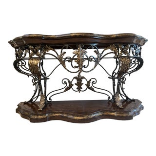 Marge Carson Montpellier Console Table For Sale