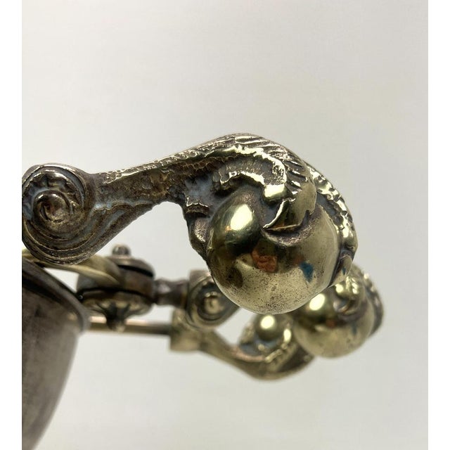 Antique Brass Fire Tools with Eagle Claws, Late 19th Century, Set of 5 For Sale - Image 16 of 18