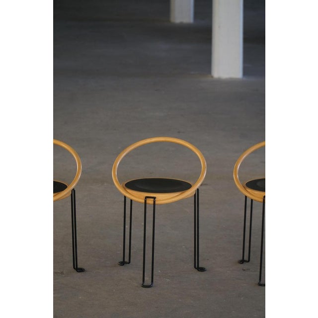 Sculptural Oblado Dining Chairs by Børge Lindau, 1970s, Set of 4 For Sale - Image 9 of 18