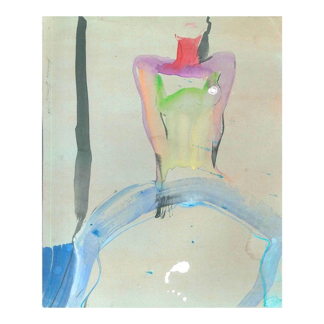 Splash - Original Watercolor by Anastasia Kurakina - 2016 2018 For Sale