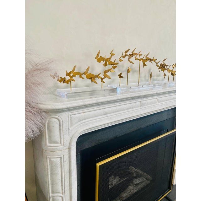 Butterflies on Acrylic Tabletop Centerpiece Acrylic For Sale In Dallas - Image 6 of 12