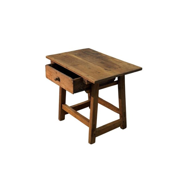 19th Century Walnut Goat-Shaped Table with Drawer For Sale - Image 3 of 5