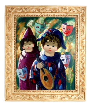 Nino Guiffrida, Arlequin et Pierrette au Carnaval, 1985