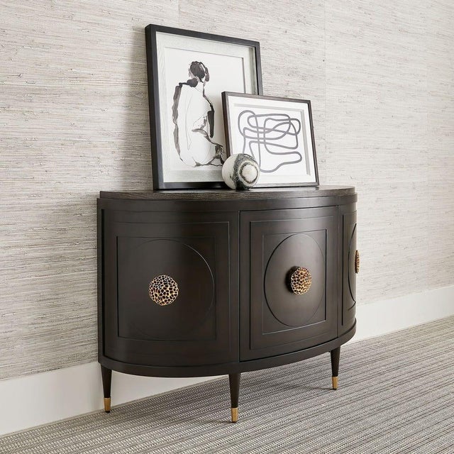 Wood Newly Made Paris 48 Inch Console Cabinet - Espresso For Sale - Image 7 of 10