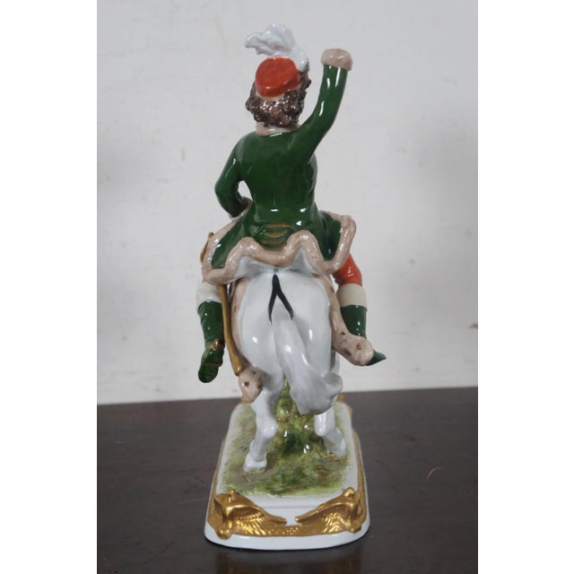 Late 19th Century Antique Kister Porcelain Joachim Murat French Revolution Figurine Statue For Sale - Image 10 of 13