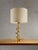 French Sculptural Golden Lamp by Georges Mathias for Fondica, 1980s For Sale - Image 9 of 9