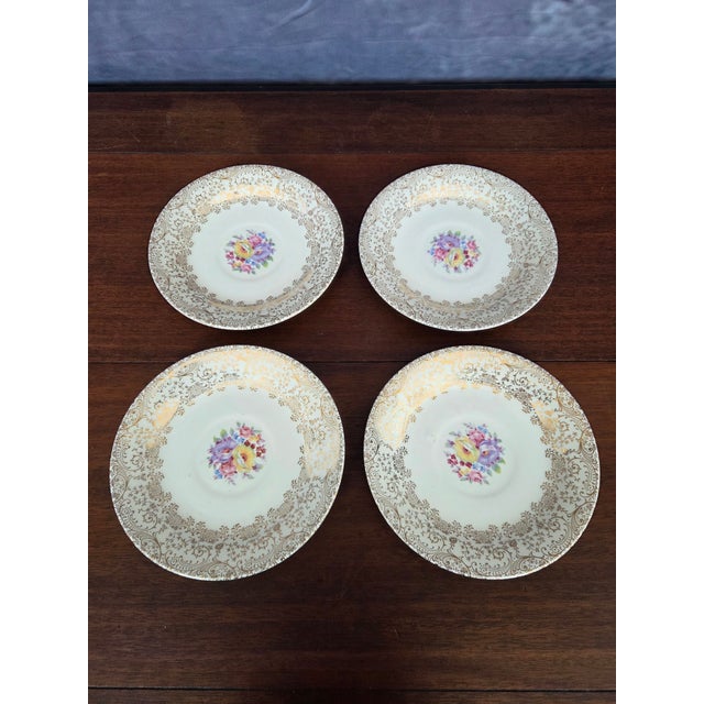 1930s Edwardian Revival Porcelain/22k Gold Royal China Omar Crest Set For Sale In Tampa - Image 6 of 8