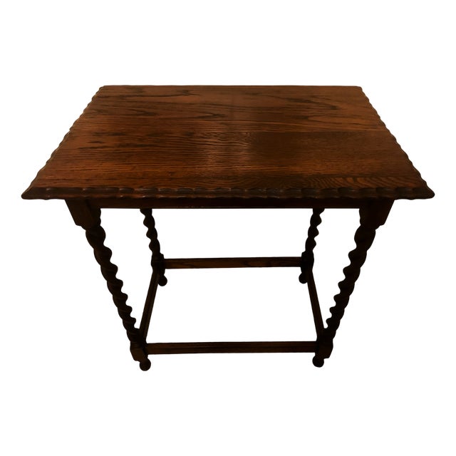 Antique Oak Table, 1920s For Sale