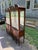 Mid 20th Century Pair of Vintage George III Carved Mahogany and Satinwood Inlaid Display Cabinets For Sale - Image 5 of 17