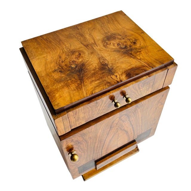 Wood French Art Deco Side Tables, 1930s, Set of 2 For Sale - Image 7 of 13