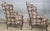 Wood Late 20th Century Pair Southwood Mahogany Philadelphia Style Wing Chairs Needlepoint Fabric For Sale - Image 7 of 11
