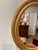 Gold 19th Century Oval French Mirror For Sale - Image 8 of 9