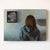 Irresolute by Shelli Langdale | Oil on gallery panel Woman viewing a portrait on the wall. For Sale - Image 4 of 4