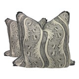 Antoinette Poisson "Grenades" 22" Pillows-a Pair For Sale
