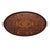 Monumental English Butler's Gallery Tray Edwardian Ornate Inlay Mahogany 27" For Sale - Image 4 of 14