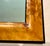 Late 20th C. Art Deco Revival Burl Wood and Black Wall Mirror For Sale - Image 4 of 8