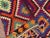 1960s Bright Colored Turkish Kilim Rug- 64" X 112" For Sale - Image 10 of 11