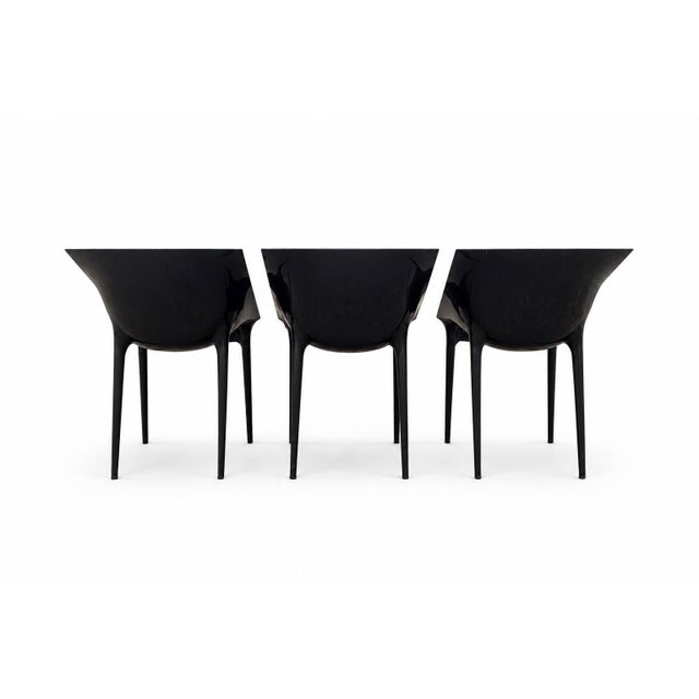 Kartell Black Polypropylene Dr. Yes Chair by Philippe Starck for Kartell, 2000s For Sale - Image 4 of 5