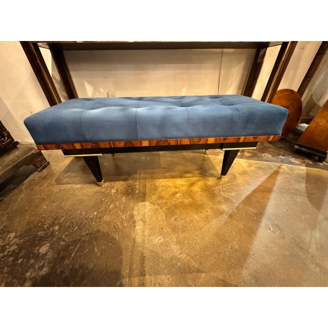 The Italian MCM Art Deco Design Bench is a stylish and unique piece of furniture that combines elegance with retro charm....