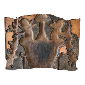 Vintage Sculptural Wood Wall Art
