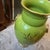 1950s Mid-Century Modern Apple Green and Gold Ceramic Vase From Sesto Fiorentino For Sale - Image 6 of 12