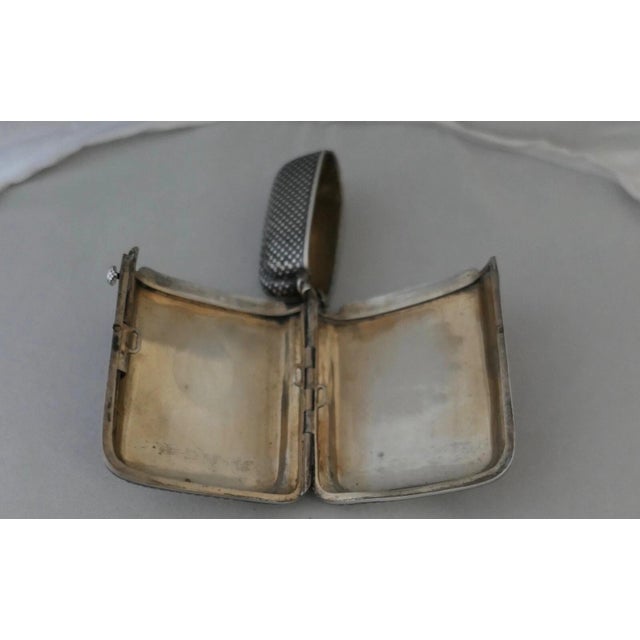 1900s Niello Cigarette Case with Dog Portrait Sterling Silver For Sale - Image 12 of 12