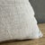 Mid-Century Modern Vintage Grain Cloth Pillow With Original Seam Stitch Includes Down Insert For Sale - Image 3 of 6
