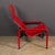 20th Century Italian Red Leather Chair by Toussaint & Angeloni for Matteo Grassi, 1970 For Sale - Image 6 of 18