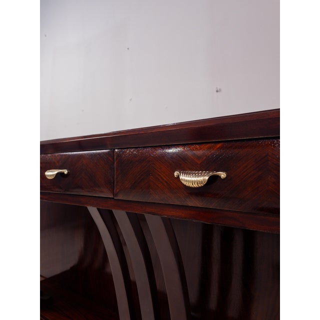 Mid-Century Italian Console attributed to Osvaldo Borsani, 1940s For Sale - Image 18 of 18