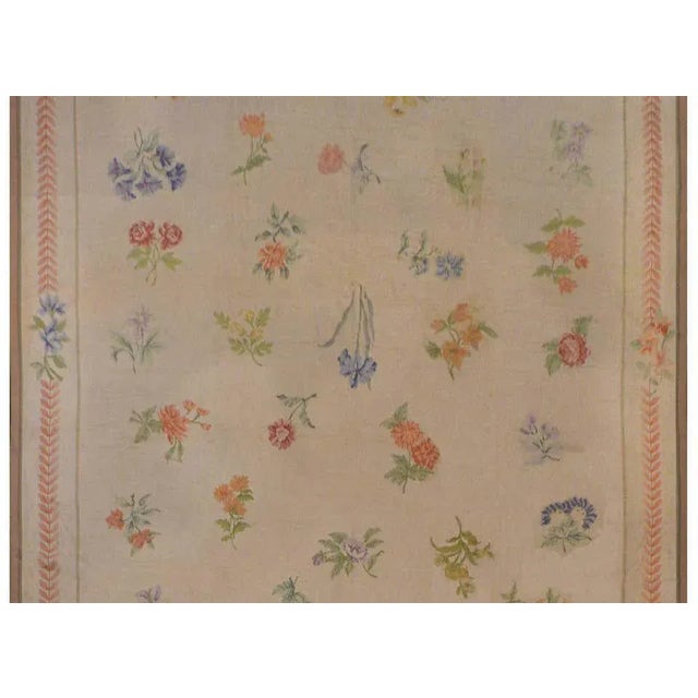 Chinese Vintage Chinese Aubusson Rug For Sale - Image 3 of 11