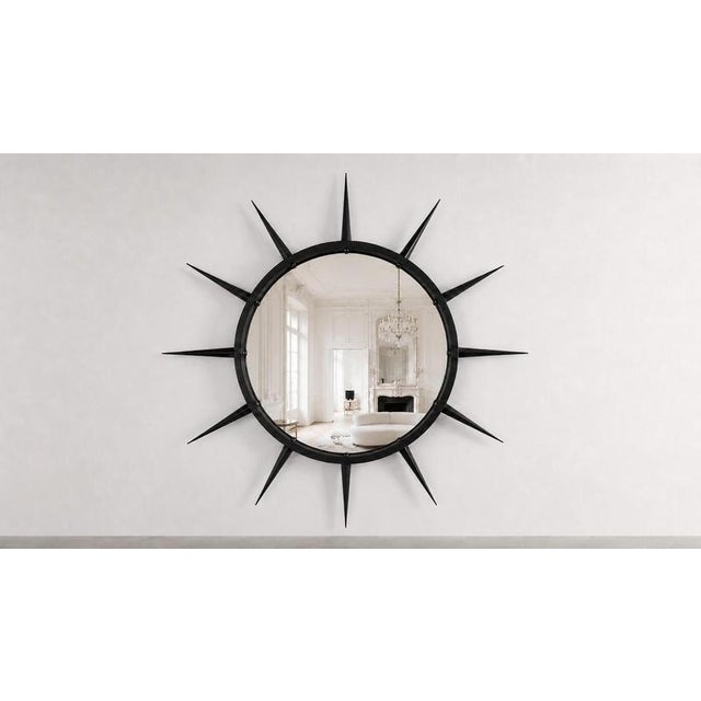 Punk bronze maxi sculptural wall mirror by gtg design couture special edition of 7 pieces + 1 ap dimensions: d 16 x w 350...