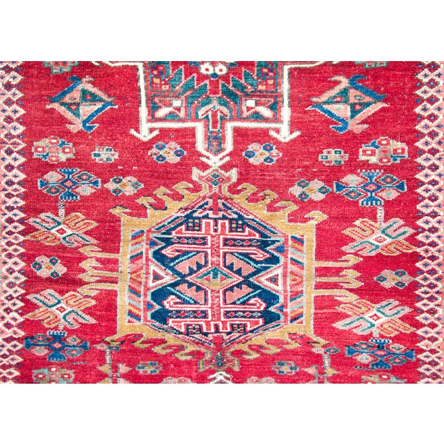 Early 20th Century Persian Karaja Rug For Sale - Image 14 of 15