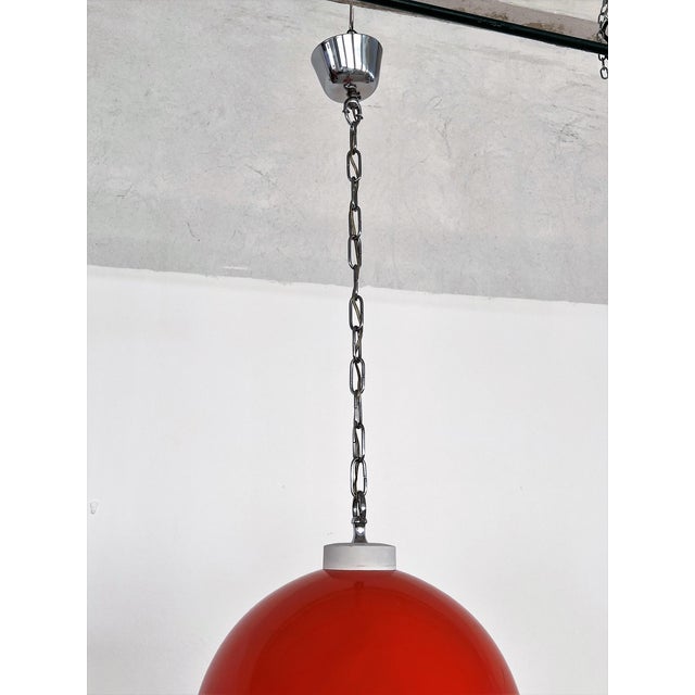Mid-Century Modern Space Age Jelly Fish Pendant Light, 1980s For Sale - Image 3 of 16