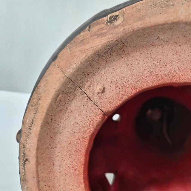 Vintage Ceramic Lamp with Double Ignition, West Germany, 1970 For Sale - Image 14 of 17