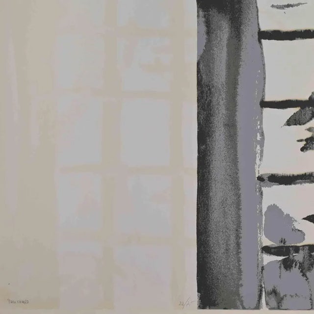 Offset and Screen Print realized by Ennio Pouchard in 1970s. Edition of 75. Good condition. This piece is attributed to...