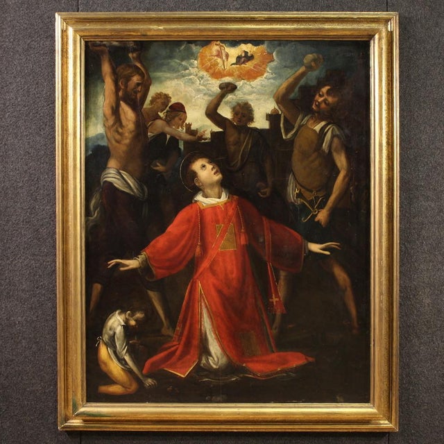 The Martyrdom of Saint Stephen, 1610, Oil on Panel For Sale - Image 16 of 16
