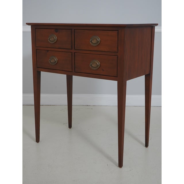 Age: Approx: 30 Years Old Details: Dovetailed Drawer Construction Brass Hardware Primitive Country Style Un-Marked As To...