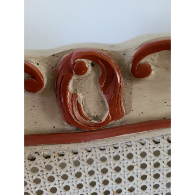 W&j Sloane Inc. 1969 Louis XV Provincial Style Cane-Back Settee For Sale - Image 11 of 11