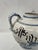 White and Blue Earthenware Vase with Handles, 19th Century For Sale - Image 6 of 12