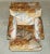English New George Smith "Flying Ducks" Upholstered Armchairs & Ottoman Footstool For Sale - Image 3 of 18