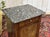 Antique Bedside Table in Mahogany with Grey Marble Top, 1800s For Sale - Image 5 of 16