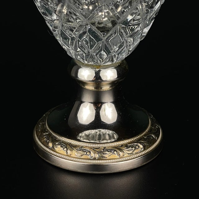 Vintage Silver Plated Decanter, 1950s For Sale - Image 3 of 15