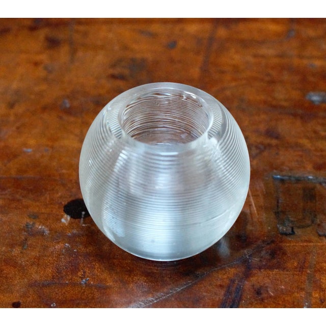 A rare little Victorian glass match striker, with textured glass for striking, this sweet little Match Striker is in...