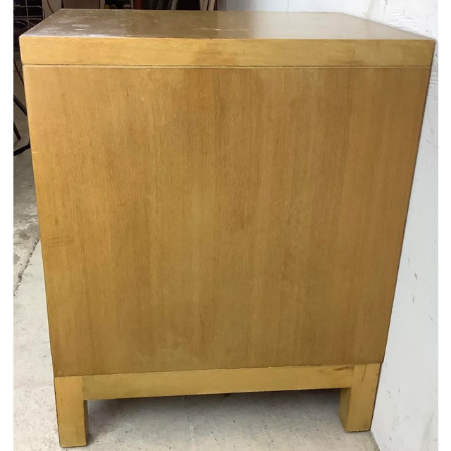 T. H. Robsjohn-Gibbings Three Drawer Nightstand or End Table for Widdicomb For Sale - Image 9 of 13