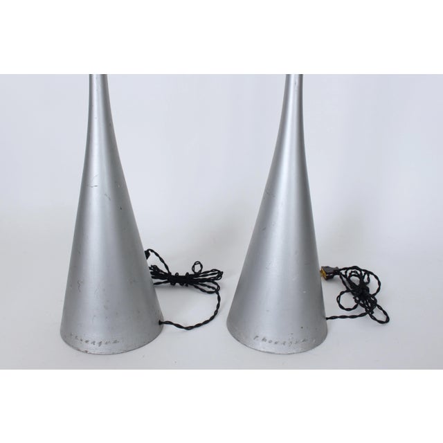 Pascal Mourgue for Ligne-Roset Cast Aluminum Reading Floor Lamps, 1980's - A Pair For Sale - Image 9 of 12
