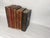 Antique Scandinavian Library Set of 7 – Brown, Burgundy & Cognac Leather Books For Sale - Image 11 of 16